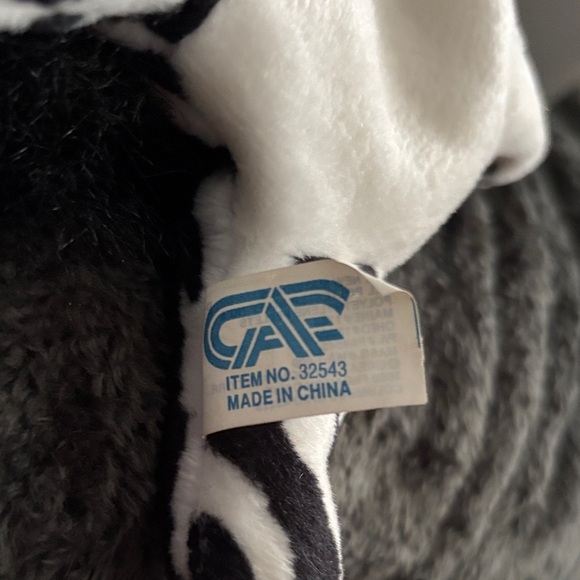 Vintage- Great American Fun Corp Plush Zebra Toy - Picture 4 of 4